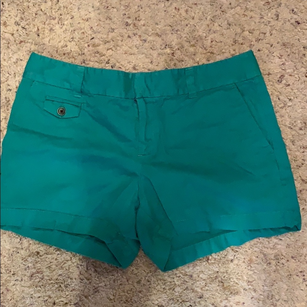 Green shorts